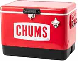Amazon | チャムス (CHUMS) スチールクーラーボックス レッド